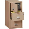 Fire King Fireking Fireproof 3 Drawer Vertical Safe-In-File Legal 20-13/16"Wx31-9/16"Dx40-1/4"H Taupe 3-2131-CTASF